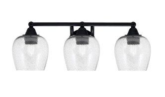 Toltec Lighting - 3423-MB-4812 - Three Light Bath Bar - Paramount - Matte Black