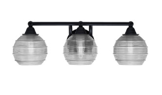 Toltec Lighting - 3423-MB-5110 - Three Light Bath Bar - Paramount - Matte Black