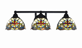 Toltec Lighting - 3423-MB-9365 - Three Light Bath Bar - Paramount - Matte Black