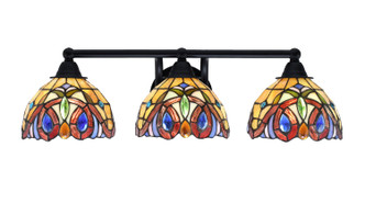 Toltec Lighting - 3423-MB-9445 - Three Light Bath Bar - Paramount - Matte Black