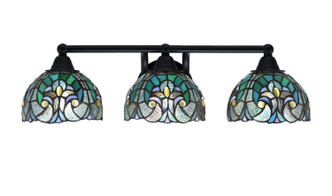 Toltec Lighting - 3423-MB-9925 - Three Light Bath Bar - Paramount - Matte Black