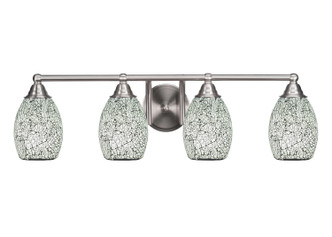Toltec Lighting - 3424-BN-4165 - Four Light Bath Bar - Paramount - Brushed Nickel