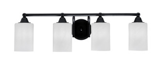 Toltec Lighting - 3424-MB-3001 - Four Light Bath Bar - Paramount - Matte Black