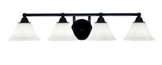 Toltec Lighting - 3424-MB-311 - Four Light Bath Bar - Paramount - Matte Black