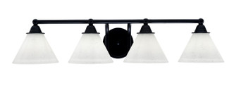 Toltec Lighting - 3424-MB-312 - Four Light Bath Bar - Paramount - Matte Black