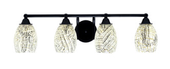 Toltec Lighting - 3424-MB-5054 - Four Light Bath Bar - Paramount - Matte Black