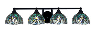 Toltec Lighting - 3424-MB-9925 - Four Light Bath Bar - Paramount - Matte Black