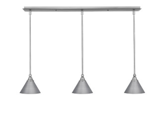 Toltec Lighting - 36-BN-421 - Three Light Mini Pendant - Any - Brushed Nickel