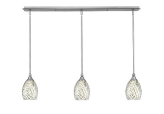 Toltec Lighting - 36-BN-5054 - Three Light Linear Pendalier - Any - Brushed Nickel