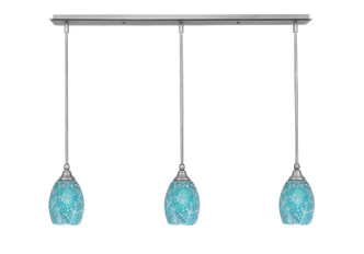 Toltec Lighting - 36-BN-5055 - Three Light Linear Pendalier - Any - Brushed Nickel