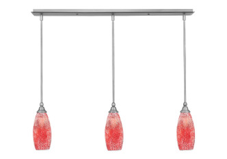 Toltec Lighting - 36-BN-5066 - Three Light Linear Pendalier - Any - Brushed Nickel