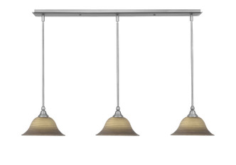 Toltec Lighting - 36-BN-603 - Three Light Linear Pendalier - Any - Brushed Nickel