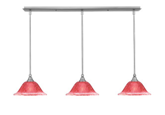 Toltec Lighting - 36-BN-736 - Three Light Linear Pendalier - Any - Brushed Nickel
