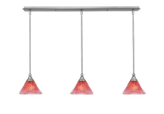 Toltec Lighting - 36-BN-756 - Three Light Mini Pendant - Any - Brushed Nickel
