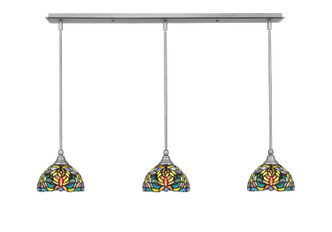 Toltec Lighting - 36-BN-9905 - Three Light Mini Pendant - Any - Brushed Nickel