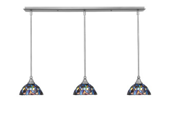 Toltec Lighting - 36-BN-9955 - Three Light Linear Pendalier - Any - Brushed Nickel