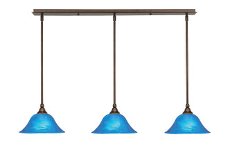 Toltec Lighting - 36-BRZ-435 - Three Light Linear Pendalier - Any - Bronze