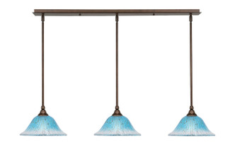 Toltec Lighting - 36-BRZ-438 - Three Light Linear Pendalier - Any - Bronze