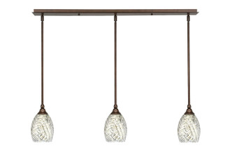 Toltec Lighting - 36-BRZ-5054 - Three Light Linear Pendalier - Any - Bronze