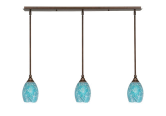 Toltec Lighting - 36-BRZ-5055 - Three Light Linear Pendalier - Any - Bronze