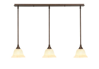 Toltec Lighting - 36-BRZ-508 - Three Light Linear Pendalier - Any - Bronze