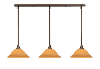 Toltec Lighting - 36-BRZ-624 - Three Light Mini Pendant - Any - Bronze
