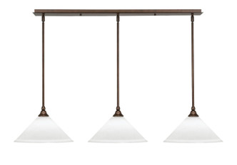 Toltec Lighting - 36-BRZ-701 - Three Light Linear Pendalier - Any - Bronze