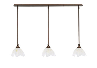 Toltec Lighting - 36-BRZ-755 - Three Light Linear Pendalier - Any - Bronze