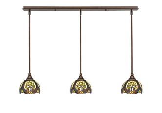 Toltec Lighting - 36-BRZ-9945 - Three Light Mini Pendant - Any - Bronze