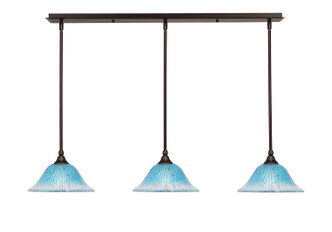 Toltec Lighting - 36-DG-438 - Three Light Mini Pendant - Any - Dark Granite