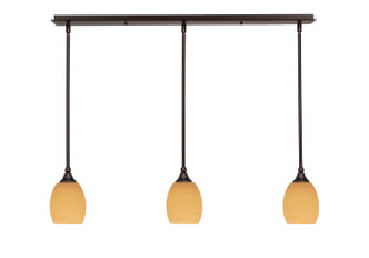 Toltec Lighting - 36-DG-625 - Three Light Mini Pendant - Any - Dark Granite