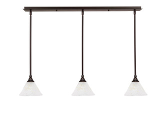 Toltec Lighting - 36-DG-7145 - Three Light Mini Pendant - Any - Dark Granite