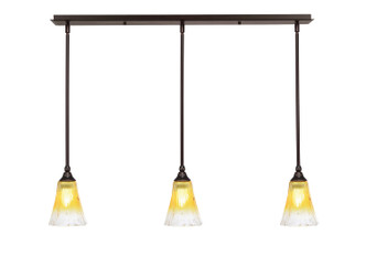 Toltec Lighting - 36-DG-724 - Three Light Mini Pendant - Any - Dark Granite
