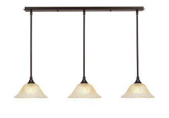 Toltec Lighting - 36-DG-730 - Three Light Multi Light Mini Pendant - Any - Dark Granite