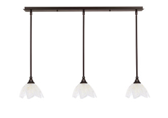 Toltec Lighting - 36-DG-755 - Three Light Linear Pendalier - Any - Dark Granite
