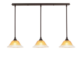 Toltec Lighting - 36-DG-773 - Three Light Mini Pendant - Any - Dark Granite