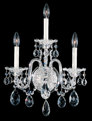 Schonbek - 2992-211H - Three Light Wall Sconce - Sterling - Aurelia