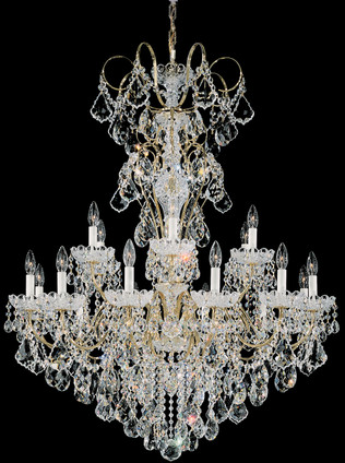 Schonbek - 3660-40R - 18 Light Chandelier - New Orleans - Polished Silver
