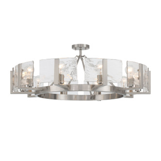 Golden - 3164-10SF PW-HWG - Ten Light Semi-Flush Mount - Aenon - Pewter