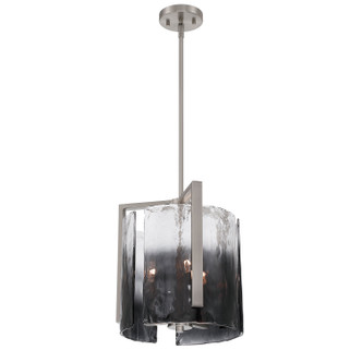 Golden - 3164-3P PW-SWG - Three Light Pendant - Aenon - Pewter