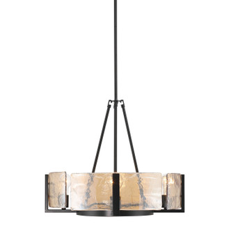 Aenon Four Light Chandelier (3164-4 BLK-AWG)