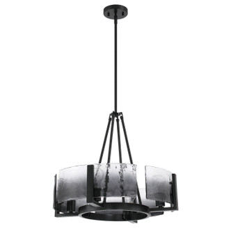Aenon Four Light Chandelier (3164-4 BLK-SWG)