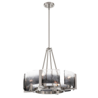 Golden - 3164-4 PW-SWG - Four Light Chandelier - Aenon - Pewter
