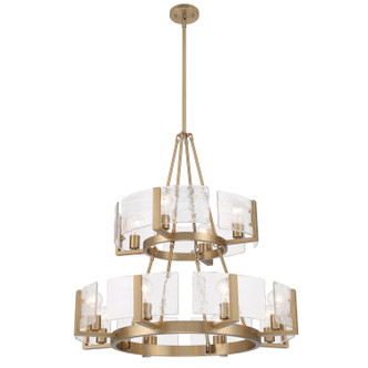 Golden - 3164-4-8 BCB-HWG - 12 Light Chandelier - Aenon - Brushed Champagne Brass