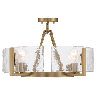 Aenon Four Light Semi-Flush Mount (3164-4SF BCB-HWG)