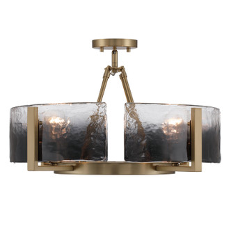 Aenon Four Light Semi-Flush Mount (3164-4SF BCB-SWG)