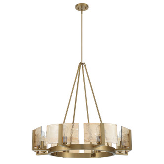 Aenon Eight Light Chandelier (3164-8 BCB-AWG)