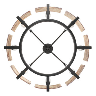 Aenon Eight Light Semi-Flush Mount (3164-8SF BLK-AWG)
