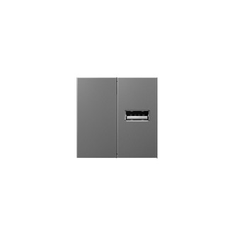 Legrand - ARUSBM4 - Usb Outlet Half-Size - Adorne - Magnesium