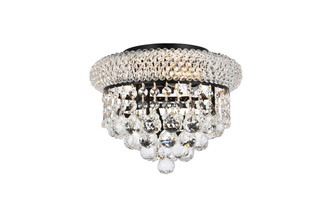 Elegant Lighting - V1800F10BK/RC - Three Light Flush Mount - Primo - Black Elegant Lighting - V1800F10BK/RC - Three Light Flush Mount - Primo - Black